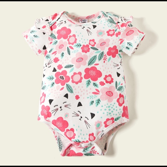 Baby Girl Bodysuits (0-3 months) - 3pack - Picture 4 of 5